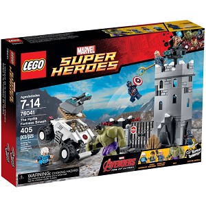 Additional product catalog view highlighting the features of the LEGO Super Heroes Marvel 76041 The Hydra Fortress Smash SOLD OUT. 