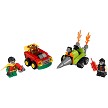 Additional product catalog view highlighting the features of the LEGO Super Heroes DC Comics 76062 Mighty Micros Robin vs Bane SOLD OUT. 