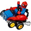 Additional product catalog view highlighting the features of the LEGO Super Heroes Marvel 76071 Mighty Micros SpiderMan vs Scorpion SOLD OUT SOLD OUT. 
