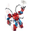 Additional product catalog view highlighting the features of the LEGO Super Heroes Marvel 76146 SpiderMan Mech SOLD OUT. 