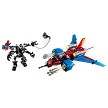 Additional product catalog view highlighting the features of the LEGO Super Heroes Marvel 76150 Spiderjet vs Venom Mech SOLD OUT. 