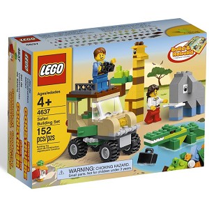 Additional product catalog view highlighting the features of the LEGO Bricks and More 4637 Safari Building Set. 