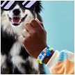 In-room lifestyle environment view demonstrating real-world size and scale constraints for the LEGO® DOTS 41801 My Pets Bracelet (SOLD OUT) set. 