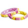 Detailed stock catalog product view of the LEGO® DOTS 41910 Ice Cream Besties Bracelets elements. 