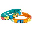 Detailed stock catalog product view of the LEGO® DOTS 41918 Adventure Bracelets elements. 