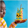 In-room lifestyle environment view demonstrating real-world size and scale constraints for the LEGO® DOTS 41948 Cute Banana Pen Holder (SOLD OUT) set. 