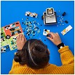 Lifestyle view highlighting the manual building and assembly process of the LEGO® DOTS 41959 Cute Panda Tray (SOLD OUT) model. 