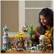 In-room lifestyle environment view demonstrating real-world size and scale constraints for the LEGO® Icons 10316 THE LORD OF THE RINGS™: RIVENDELL *Very Minor Damage* set. 