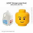 Additional product catalog view highlighting the features of the LEGO Storage Products 40320816 Large Head White Skeleton. 