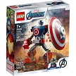 Additional product catalog view highlighting the features of the LEGO Super Heroes Marvel 76168 Captain America Mech Armor SOLD OUT. 