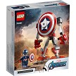 Additional product catalog view highlighting the features of the LEGO Super Heroes Marvel 76168 Captain America Mech Armor SOLD OUT. 