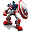 Additional product catalog view highlighting the features of the LEGO Super Heroes Marvel 76168 Captain America Mech Armor SOLD OUT. 